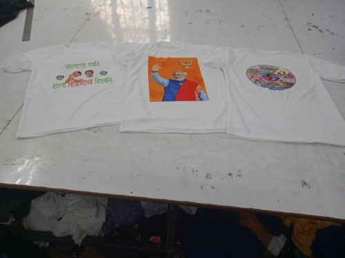 Regular Collar Sublimation T-shirt, Size : XL