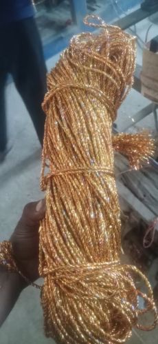 Plain Plastic Rope Gold, For Industrial, Technics : Handloom Work