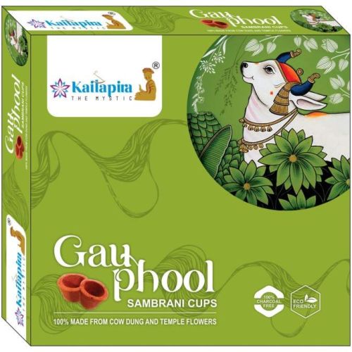 Kailapira Handmade Sambrani Cups, Packaging Type : Box