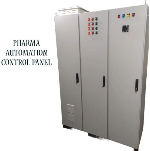 Three Phase 440v Electric Mild Steel Pharma Automation Control Panel, For Industrial Use, Size : Multisizes