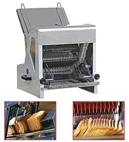 Stainless Steel Semi Automatic Bread Slicer, Power Source : Electric
