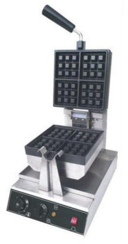 Stainless Steel Square Rotary Waffle Maker, Voltage : 220V