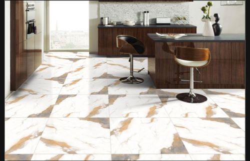Vantage Square 25kg Polished Glossy Porcelain Tiles, For Kitchen, Bathroom, Size : 600x600mm