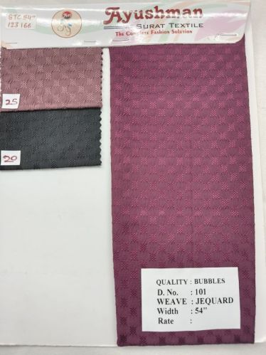 Bubble Cotton Shirting Fabric, Width : 54