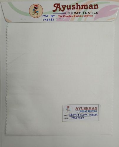 Shirting Lycra Fabric, For Shiritng, Width : 58 Inch