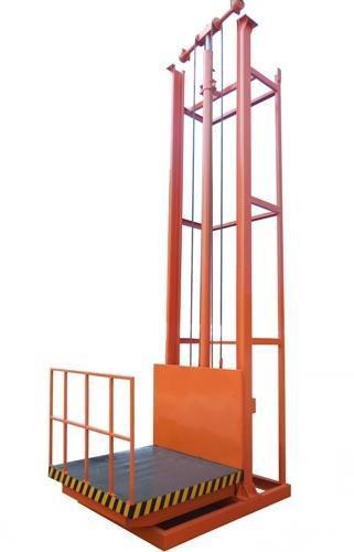 Orange 220V 9-12kw Automatic Electric Single Mast Hydraulic Lift