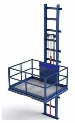 Mild Steel Warehouse Hydraulic Goods Lift, Capacity : 4-5 Ton