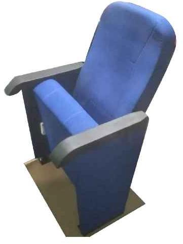 Blue Rectangular Top Up Modern Auditorium Chair