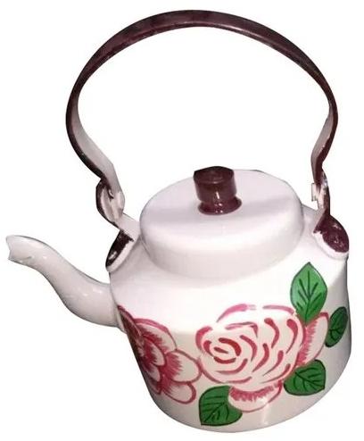 Pink AR Industries 500 Gm 1ltr Aluminium Tea Kettle
