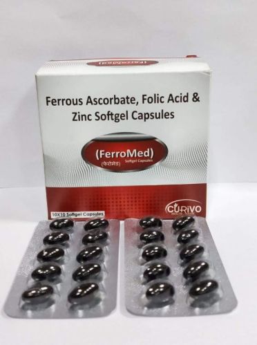 Folic Acid Softgel Capsule, Packaging Type : Blister