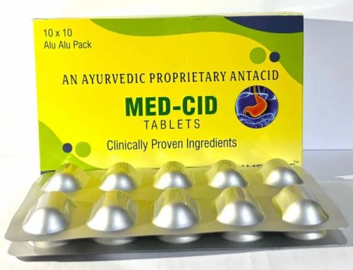 MED-CID Ayurvedic Antacid Tablet, Packaging Type : Strips