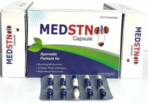 MEDSTN Ayurvedic Kidney Stone Capsule, Packaging Type : Box