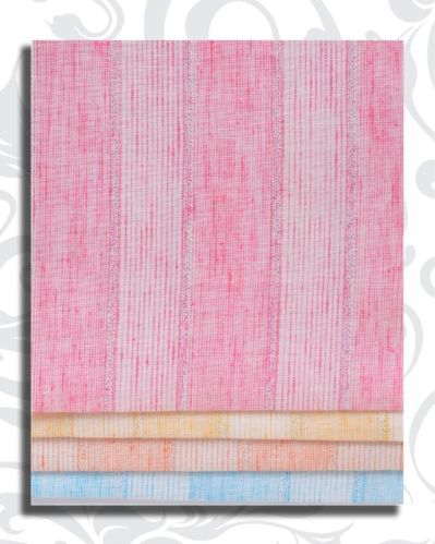 Plain 34 Stripes & Dyed Rayon Fabric, Color : Multi Colour