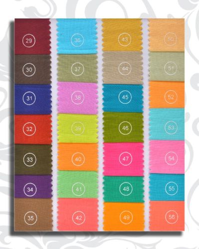 42 Plain & Dyed Cotton Fabric, Color : Multi Colour