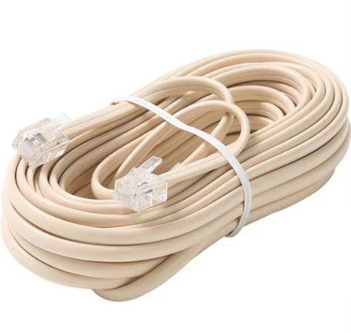 Telephone Wire, Outer Material : Rubber