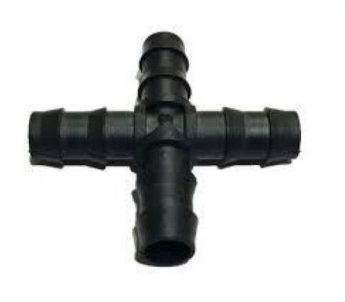 Drip Irrigation Cross Tee, For Pipe Fittings, Size : 16 Mm