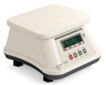 White Automatic 20 Kg Table Top Scale, For Weight Measuring, Display Type : Dual 0.56