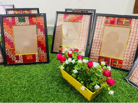 Rectangular Phulkari Embroidered Photo Frames