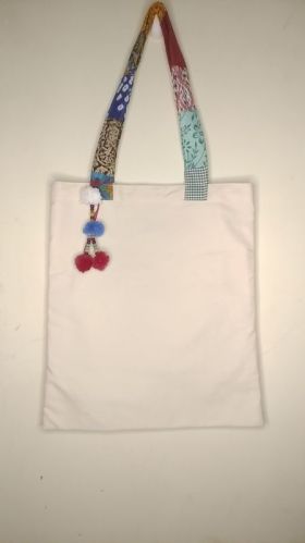 Plain Premium Aesthetic Charm Cotton Tote Bags 14 × 16 Inches