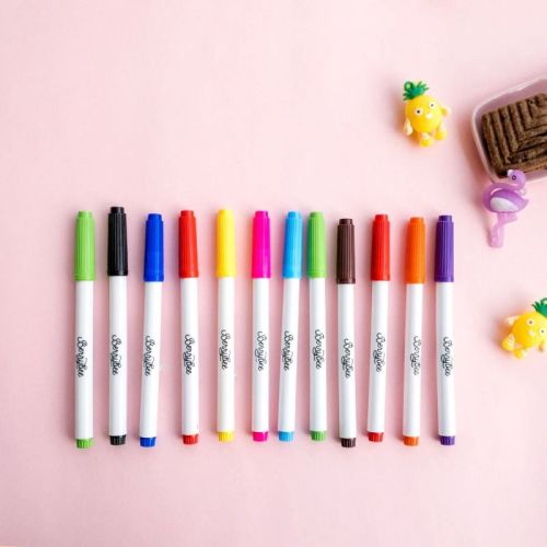 Multicorlor Temporary Plastic Berrybee Fabric Washable Marker, Feature : Non Toxic, Quick Dry