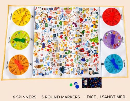 Berrybee Printed I Spy Mat, For Kids Play, Packaging Type : Box