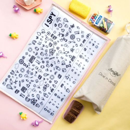Pink Dine N Doodle Mat, For Kids Playing, Feature : Colorful Pattern, Light Weight, Long Life
