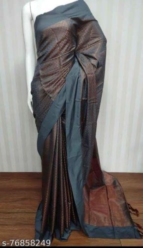 Sandeep Textiles Weaving Kota Viscose Silk Saree, Speciality : Anti-Wrinkle
