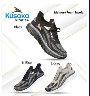 300-400gm Checked Mooga Rexin legend-1 Shoes, Lining Material : Cotton, Fabric