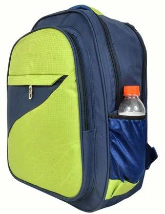 Plain Polyester Boys School Bag, Color : Multicolor