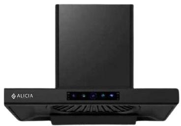 Black Alicia Curvy Kitchen Chimney