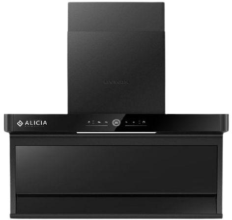 Alicia Optimus Diamond Kitchen Chimney, Color : Black