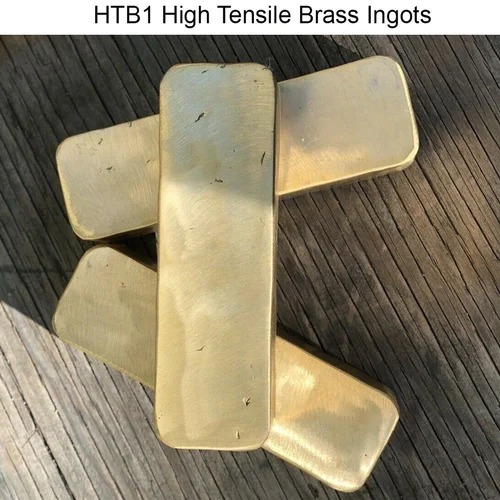 Golden HTB1 High Tensile Brass Ingots, Shape : Rectangular