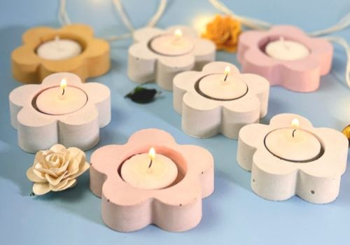 Petal Shaped Tea Light Candle, For Party, Speciality : Smokeless, Fine Finished, Attractive Pattern