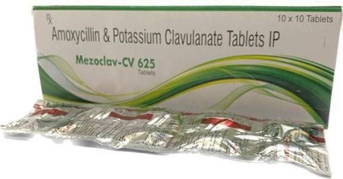 Amoxicillin and Clavulanate Tablets, Packaging Type : Strips