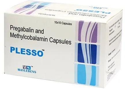 Plesso Tablets, Packaging Size : 10x10 Capsules