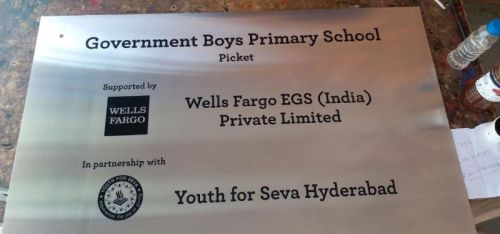 Rectangular Paint Coating Stainless Steel Nameplate, For Industrial Use, Size : Multisizes