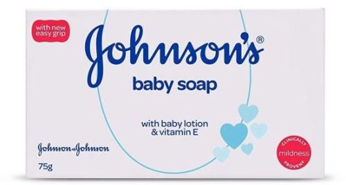 Johnson's Baby Soap, Color : White, Form : Bar