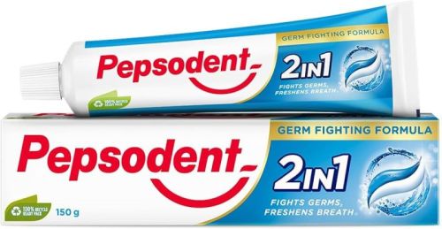 Pepsodent Toothpaste, For Teeth Cleaning, Packaging Type : Plastic Tube