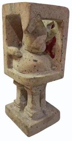 Coated Stone Garden Sculpture, Color : Yellow