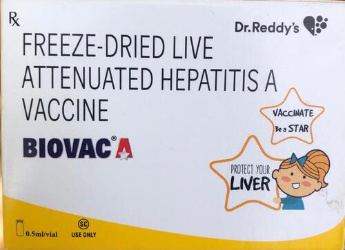 Biovac A Vaccine, Form : Liquid, Grade Standard : Medical Grade, Packaging Size : 0.5ml