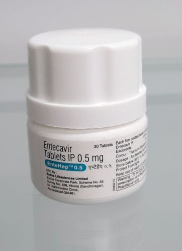 Entecavir Tablets, Brand Name : Entehep 0.5