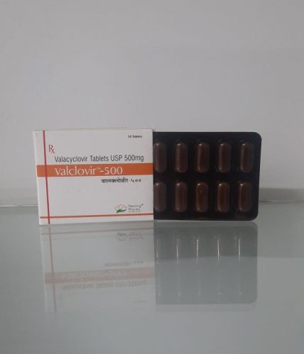 Valacyclovir Tablet, Grade Standard : Medicine Grade