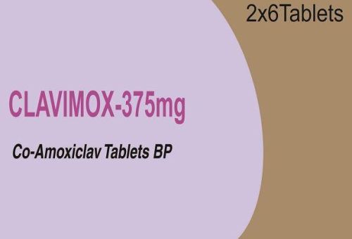 Clavimox-375 Tablets, Grade : Medicine Grade