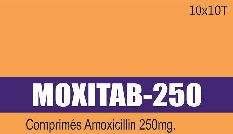 Moxistab-250 Amoxicillin Tablets, Packaging Type : Blister Packing