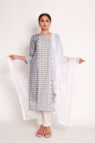 Printed Pure Cotton Suits, Size : L, M, XL, XXL