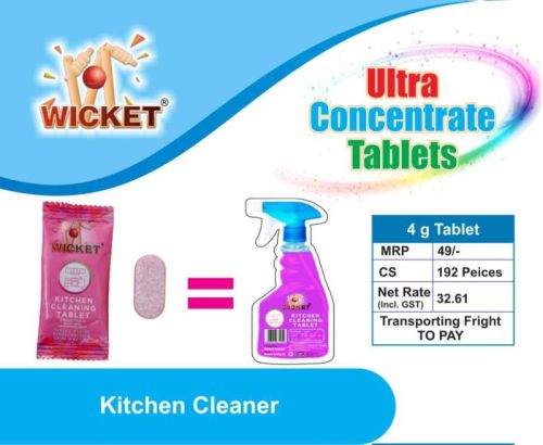 Ultra Concentrated Kitchen Cleaner Tablets, Packaging Type : Plastic Bottle