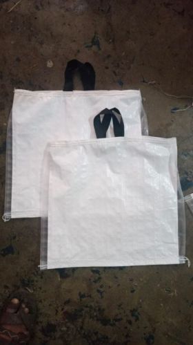 Plain White Polypropylene Carry Bag, Size : 16x16 Cm