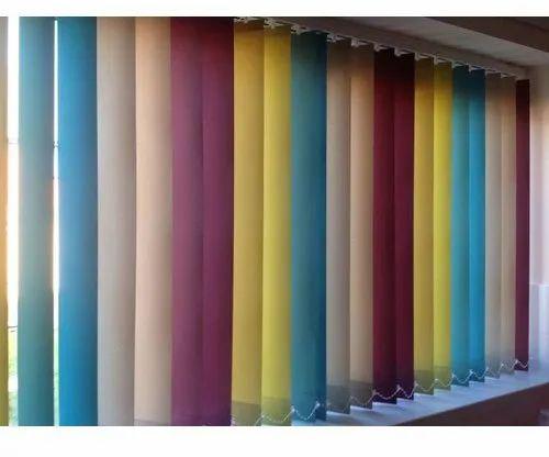 Plain PVC Vertical Window Blinds