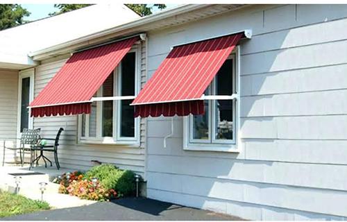 Canvas Straight Point Awning