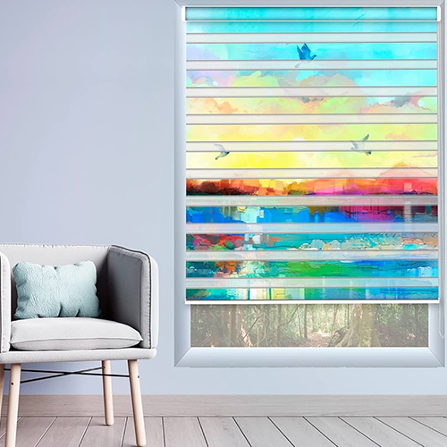 Zebra Blinds With Dual Shade For Windows